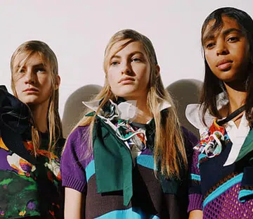 Backstage at Sacai SS19