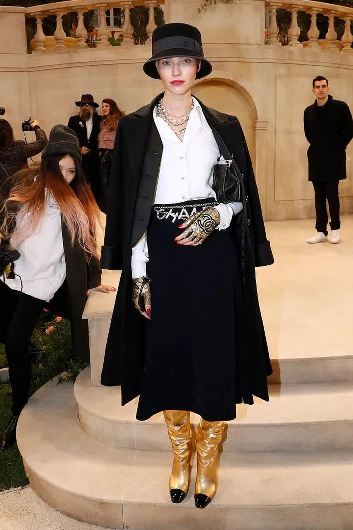 At Chanel. Photo: Getty 