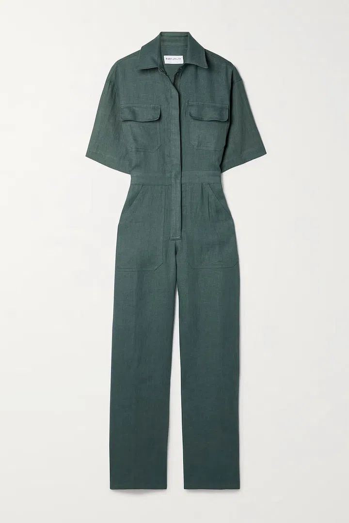 + NET SUSTAIN Dynamo Linen Jumpsuit, $778, Rivet Utility at Net-a-Porter

