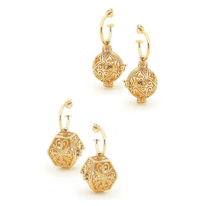 Earrings diffusers, PerfumedJewelry.com