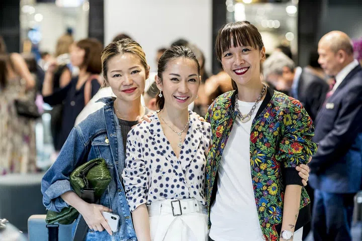 Ginette Chittick, Jaime Lee, Ng Yilian. Photo: Allen Tan