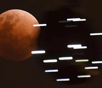 Super blue blood moon