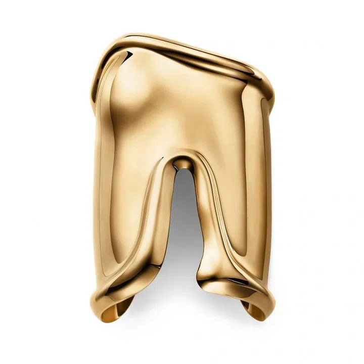 Elsa Peretti Bone 18K yellow gold large cuff, $44,600 (Photo: Tiffany & Co.)