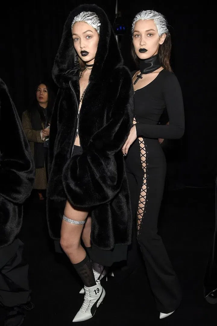 Backstage at the Fenty Puma by Rihanna Fall 2016 show during New York Fashion Week. Photo: Getty 