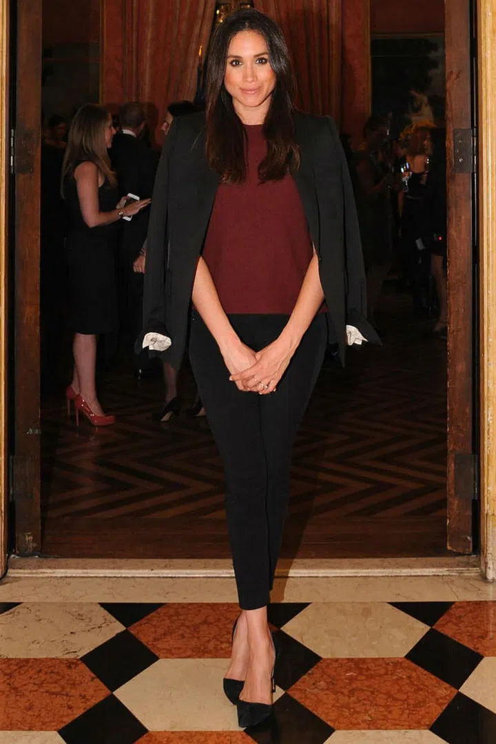 Markle discussed her career trajectory in an interview with Marie Claire, including her gig at the U.S. Embassy in Argentina right after college and planning for a future in politics. “By my junior year I had finished most of my credits, and so I applied for an internship at the U.S. Embassy, so I ended up working in the embassy in Buenos Aires for a few months," she said. "It was their economic devaluation and our Secretary of the Treasury at the time, Paul O'Neill, was there, so I'm 20 years old, in Buenos Aires, in a motorcade, doing that whole thing. I thought for sure I would still have a career in politics.” Photo: Getty