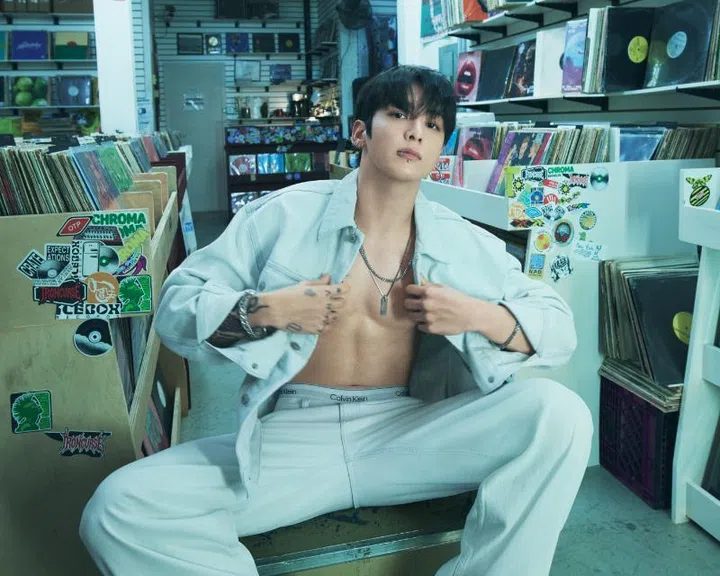 celebrity campaigns, jung kook x calvin klein
