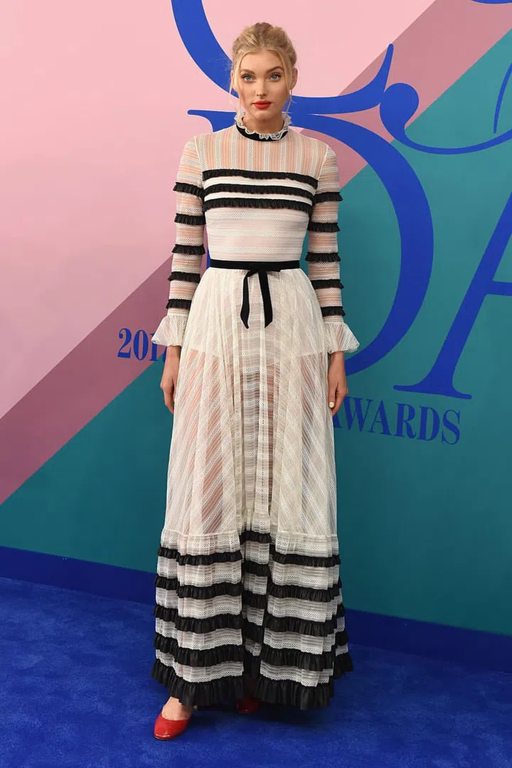 in Alberta Ferretti. Photo: Getty