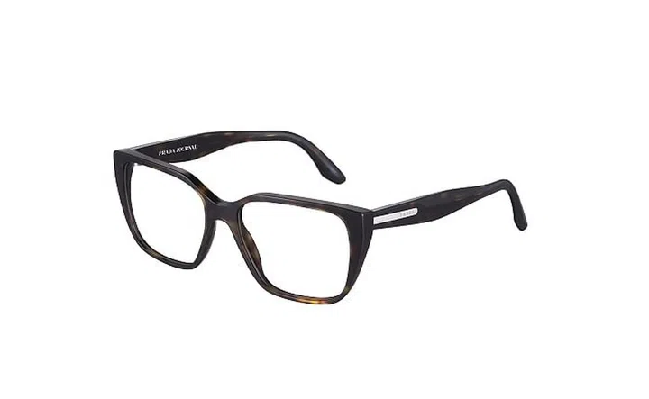 Prada Havana Square Eyeglasses 