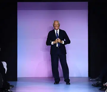 Giorgio Armani Fashion Show Getty 8th Birthday
