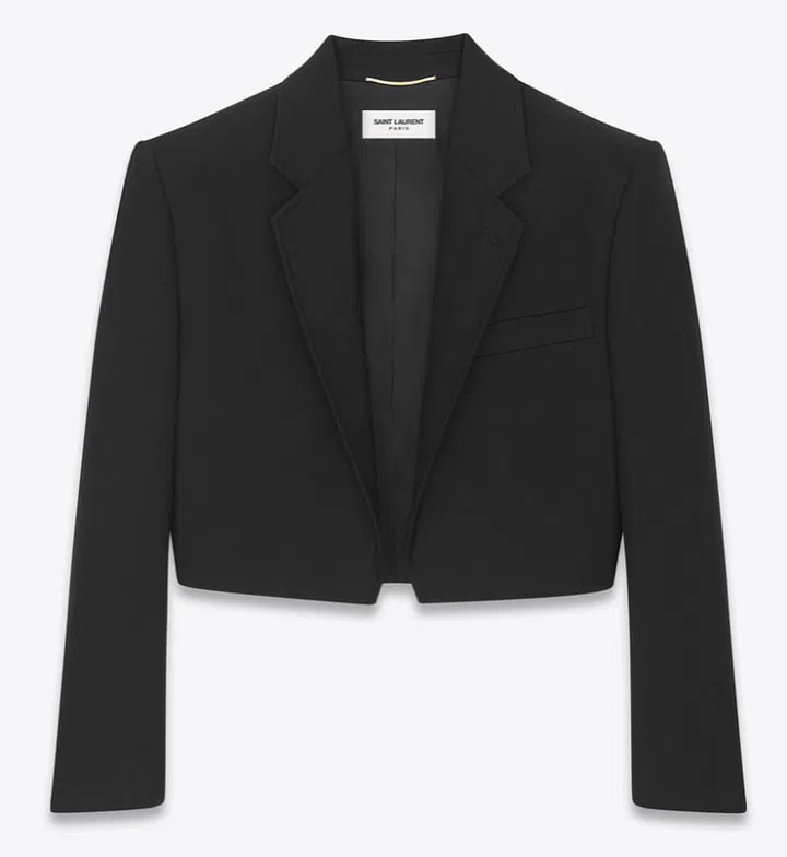 Blazer, $4,340, Saint Laurent by Anthony Vaccarello