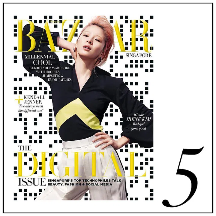 Social media superstar Irene Kim's cover came in fifth.