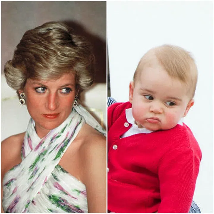 Looks like somebody inherited his grandmother's side-eye... Photo: Rex Features