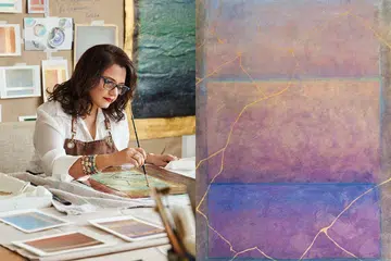 Rajul Shah, healing art, Kintsugi