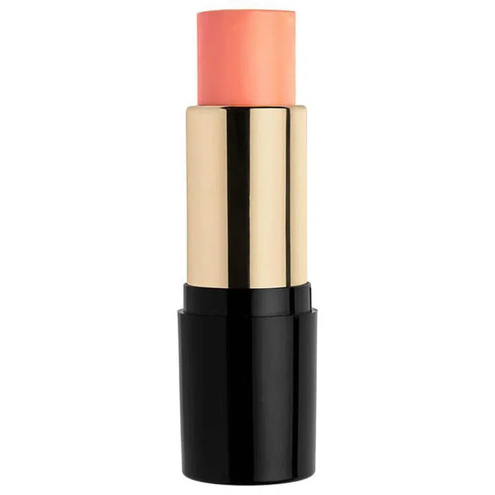This stick blusher is so easy to blend you could probably use it in the back of a moving cab without a mirror and still not end up looking like Aunt Sally.