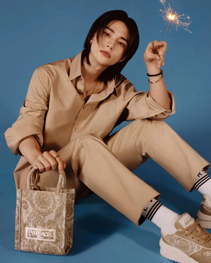 VERSACE HOLIDAY CAMPAIGN 2023 Hyunjin