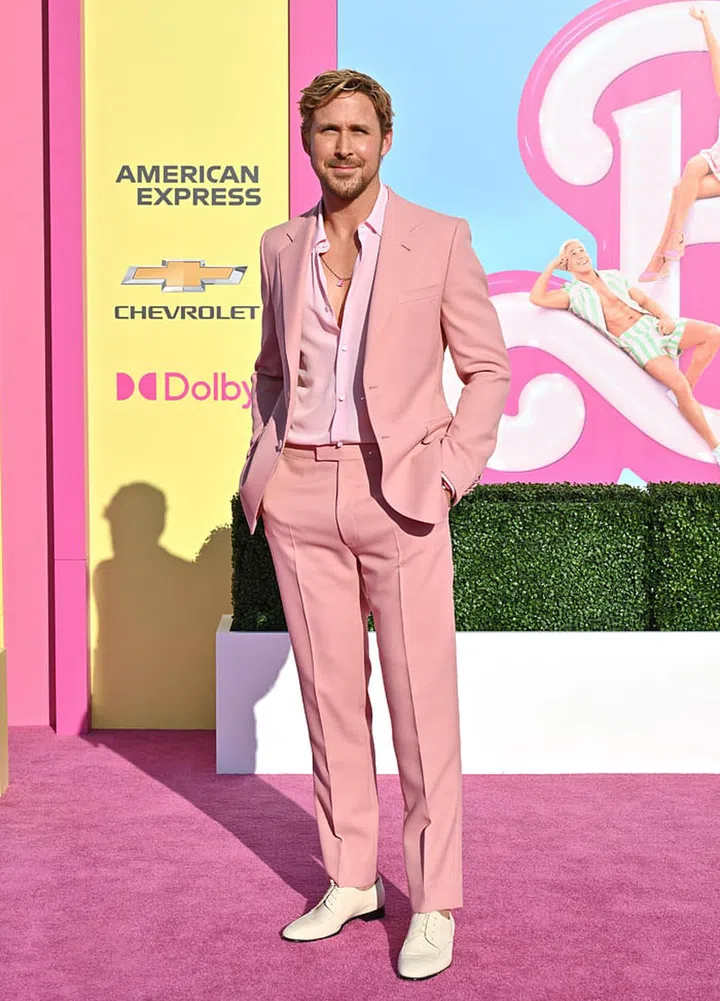 LOS ANGELES, CALIFORNIA - JULY 09: Ryan Gosling attends the World Premiere of "Barbie" at Shrine Auditorium and Expo Hall on July 09, 2023 in Los Angeles, California. (Photo by Axelle/Bauer-Griffin/FilmMagic)