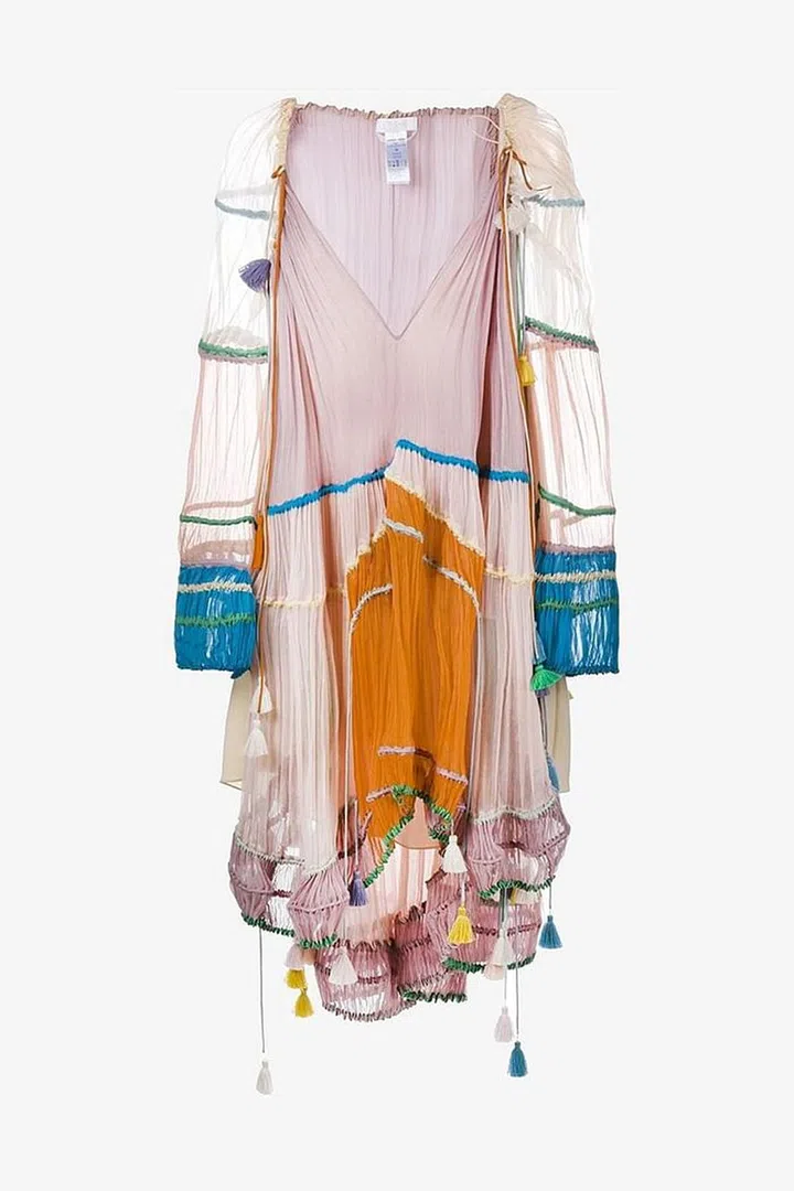 Not much will make you feel like summer more than a Chloe floaty dress. Pair with classic brown sandals for a holiday-ready look.