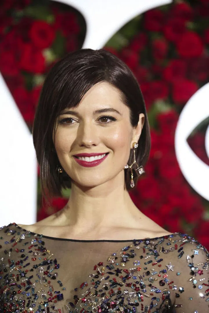 In Atelier Swarovski earrings. Photo: Getty