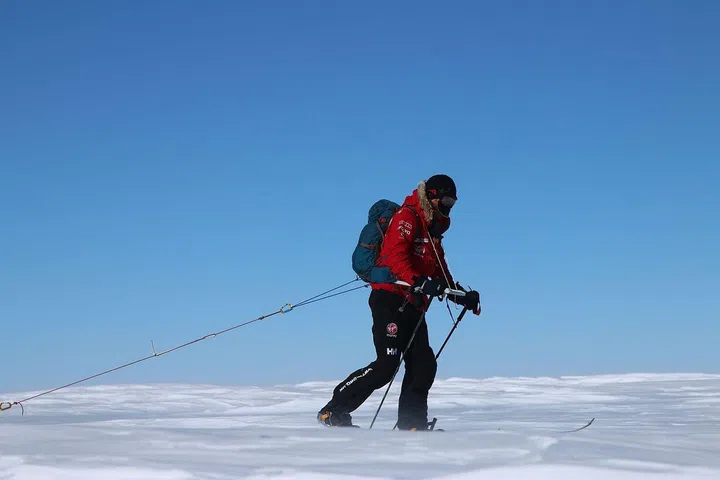 Prince Harry lead a team of 12 injured service personnel from Britain, America, Canada and Australia on a trek in Antarctica. As part of the Virgin Money South Pole Allied Challenge 2013, of which Harry was patron, participants raced across three degrees to the South Pole.