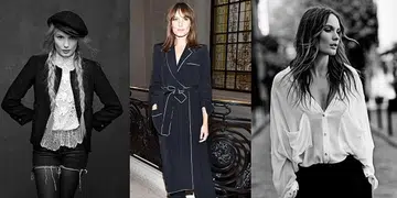 Ana Girardot. Photos: Chanel's Little Black Jacket Book; Getty; Thomas Lavelle
