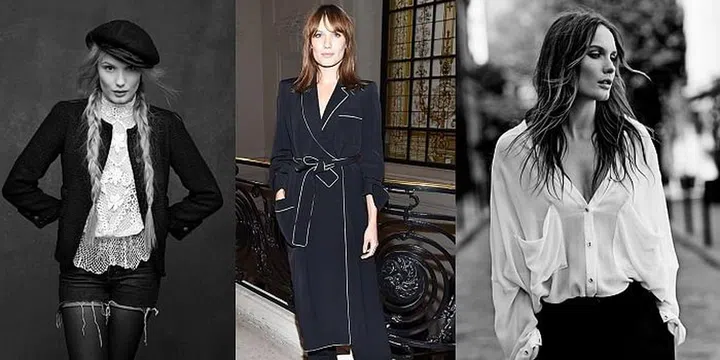 Ana Girardot. Photos: Chanel's Little Black Jacket Book; Getty; Thomas Lavelle