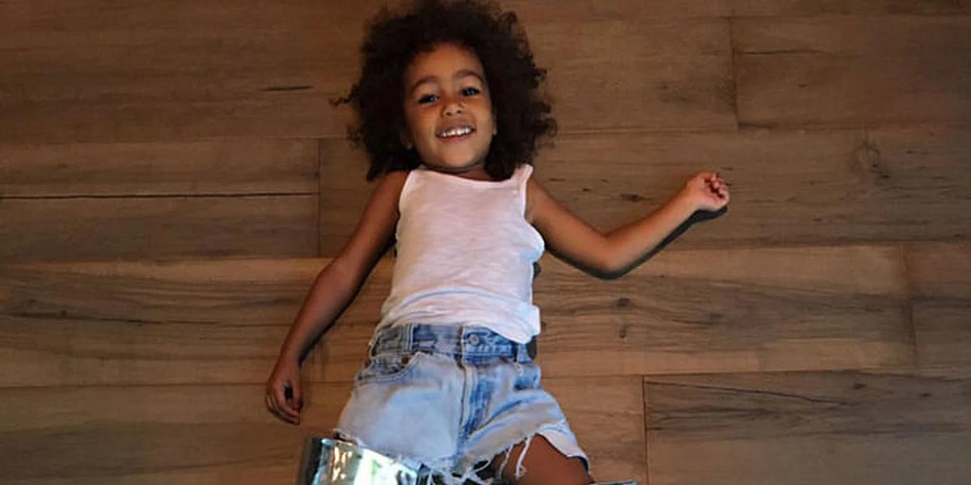 North West Steals Kim Kardashian's Thigh-High Balenciaga Boots, Totally Nails The Look
