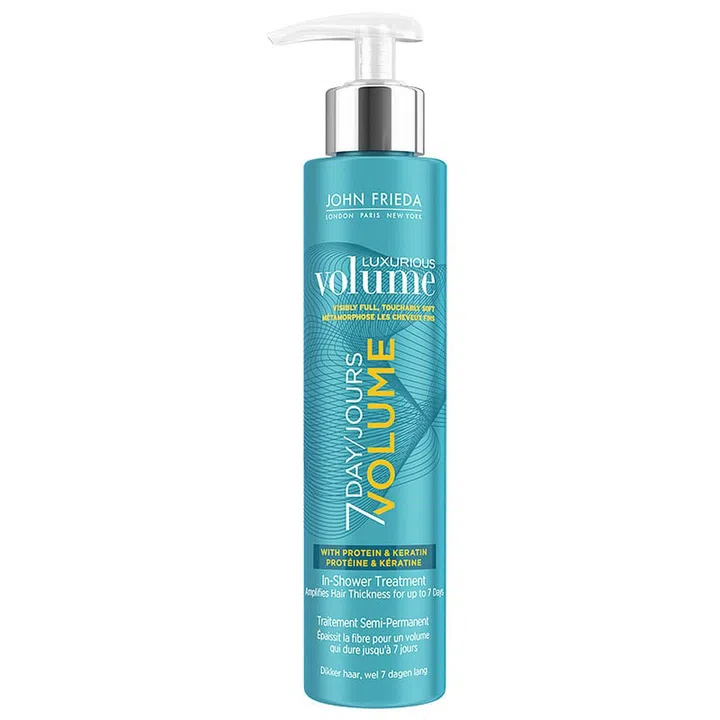 By coating hair strands with a polymer network, this adds texture, fullness and grip to hair for a voluminous effect that lasts up to five washes.