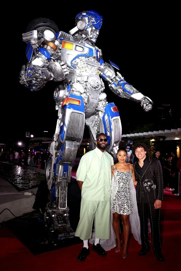 From left to right: Tobe Nwigwe, Dominique Fishback and Anthony Ramos. Photo: Getty Images