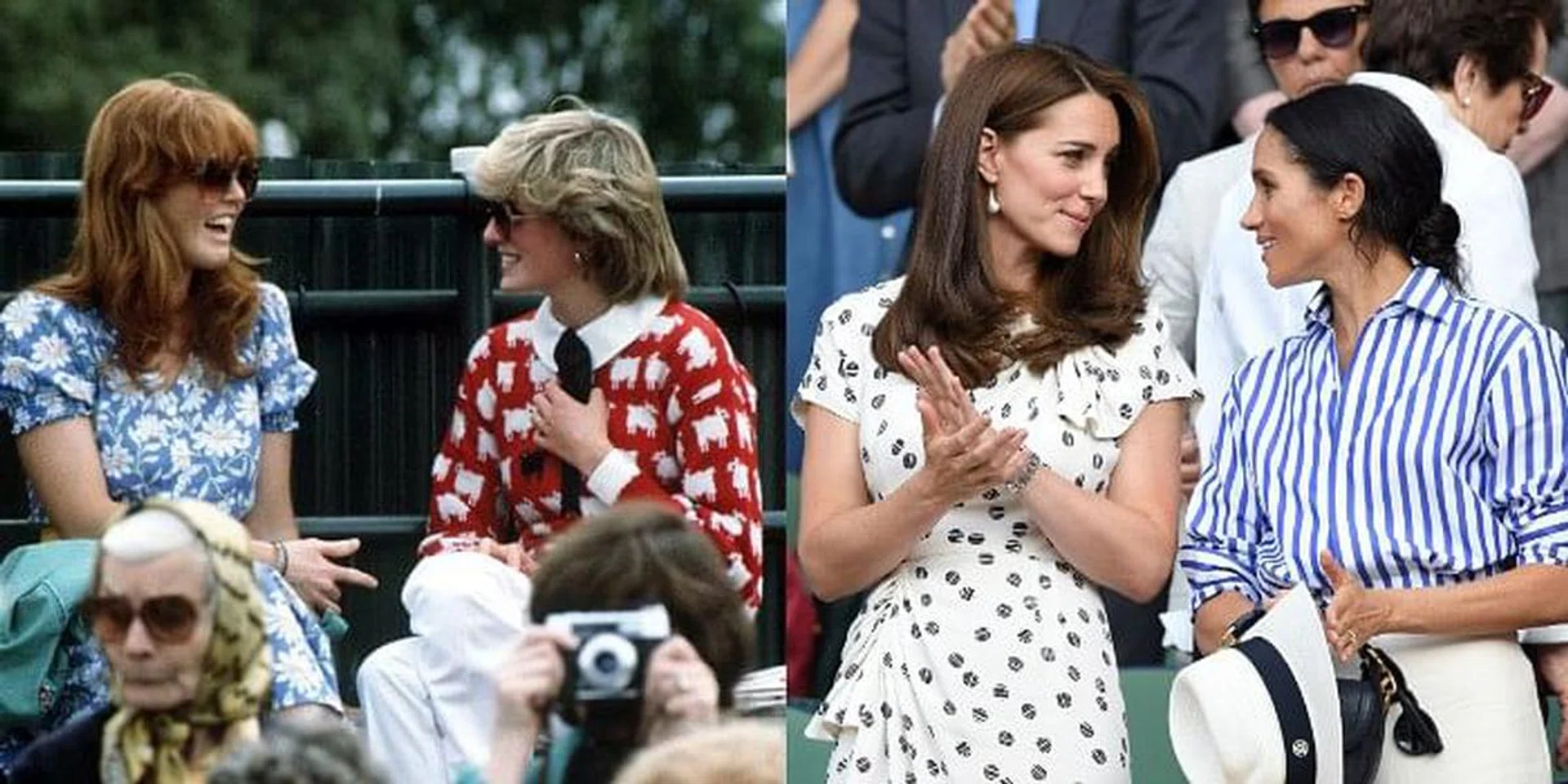Meghan Markle Kate Middleton Princess Diana Wimbledon