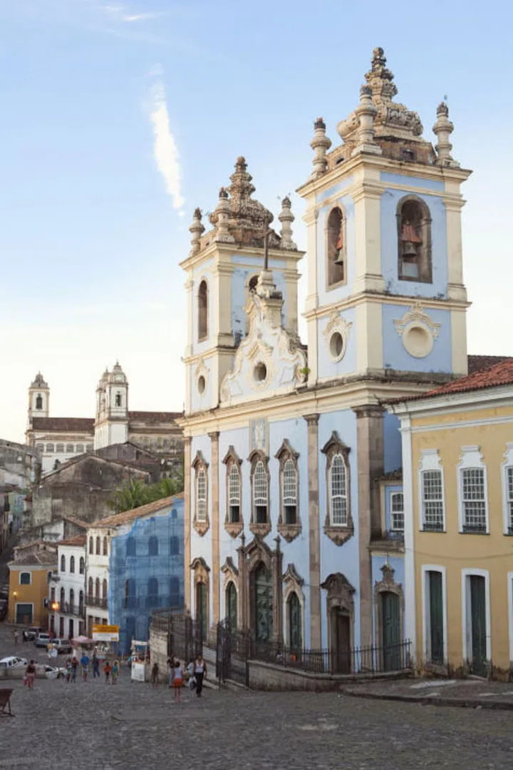Pelourinho is Salvador de Bahia's historic center and is home to some of the prettiest pastel-hued colonial architecture in Brazil. Photo: Getty