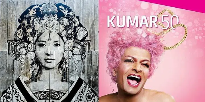 "Empress Wu" by YZ at Art from the Streets, ArtScience Museum. Kumar 50 by Dream Academy. Photo: Instagram