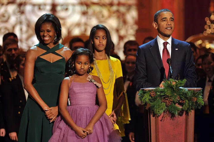 Celebrating Christmas in Washington at the National Building Museum. Photo: Getty