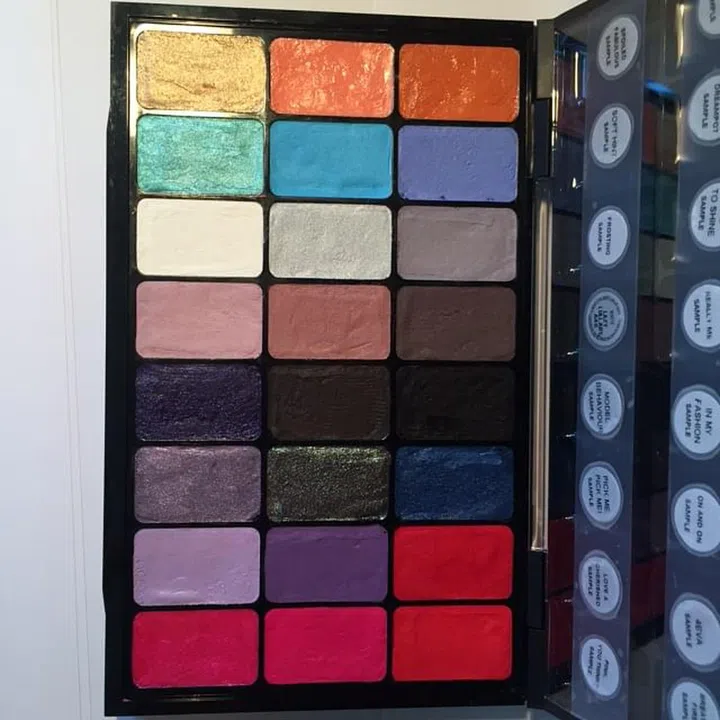 "Usually one month prior to fashion week, I start prepping my makeup kit to travel the world and I make sure to include the latest technology, colours and textures. This season, I added the latest pop lipstick collection. It took six hours to successfully create this lovely palette but it's worth it because having these make me feel that I can conquer the world!" 