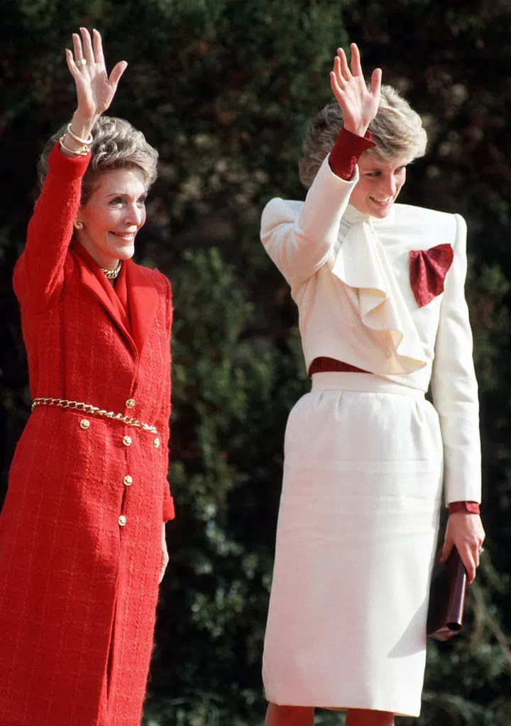 Goodbye (from Nancy Reagan too). And thank you. Photo: Getty