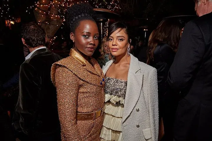 Lupita Nyong'o and Tessa Thompson. Photo: Courtesy