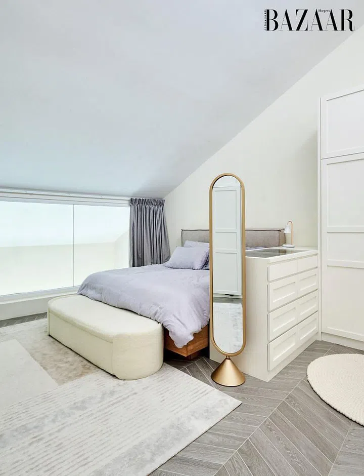 The couple’s private enclave on the third floor.
