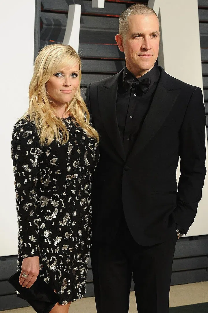 After less than a year of dating, Witherspoon confirmed her engagement to Hollywood agent Jim Toth in January 2010. In addition to the two children the actress shares with ex-husband Ryan Phillippe, Witherspoon and Toth welcomed a baby boy in 2012.
Photo: Getty