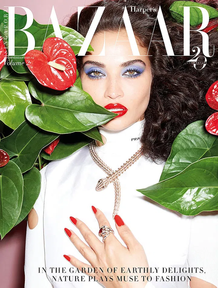 Shanina Shaik Harper's BAZAAR Singapore January 2021