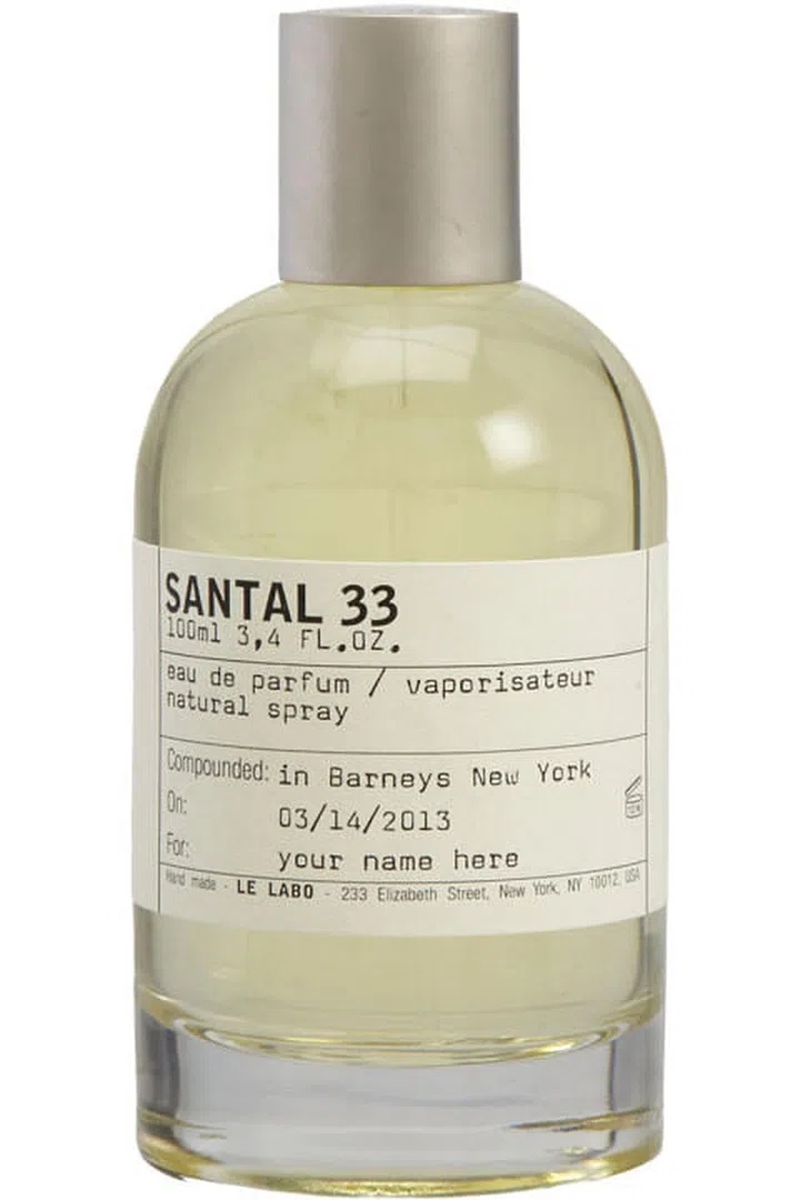 <b>Le Labo Santal 33</b>, $333.68, lelabofragrances.com.