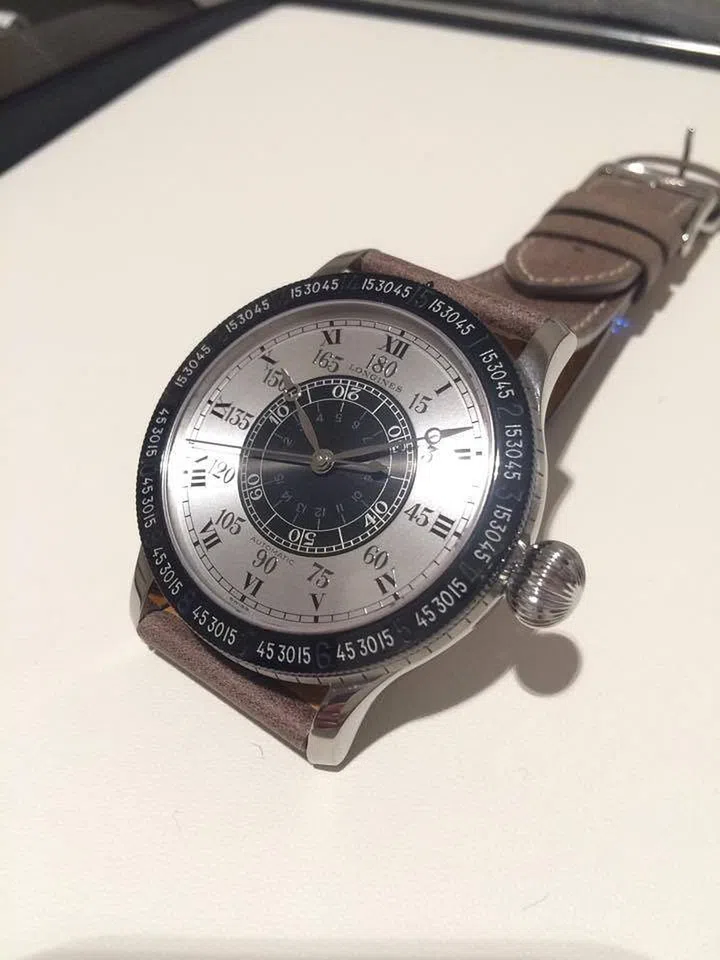 The Lindbergh Hour Angle Watch 90th Anniversary watch commemorates 90 years since Charles Lindbergh made his Orteig Prize–winning nonstop flight