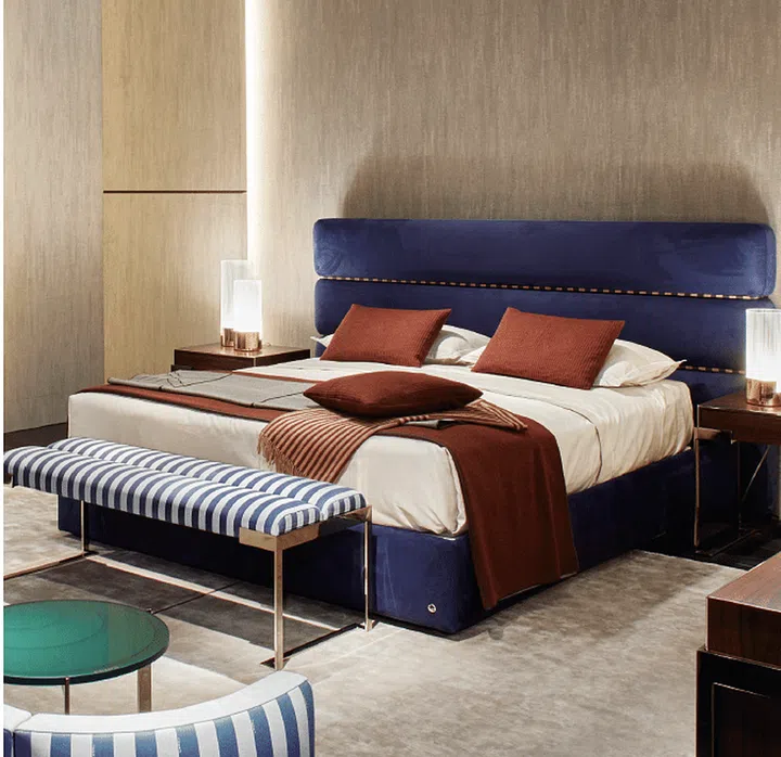 Lambert bed, from Fendi Casa.