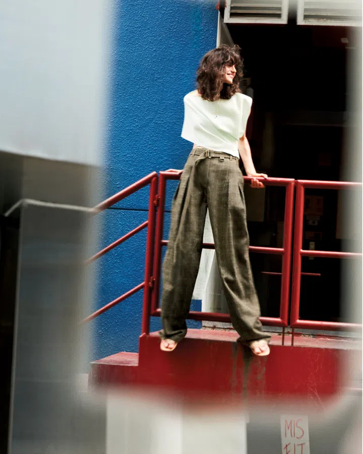 In Good Company top Burberry pants