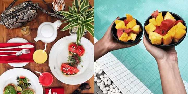 Sielman enjoys her healthy treats to keep her glowing and glamorous. Photo: Instagram (@bubblymichelle)