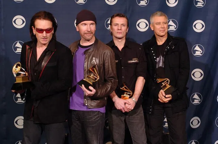 Earlier this month, Irish rock band, U2, donated over $10 million to support health care workers battling coronavirus in Ireland. The money will be used to source and buy personal protective equipment for frontline staff.

Photo: Getty