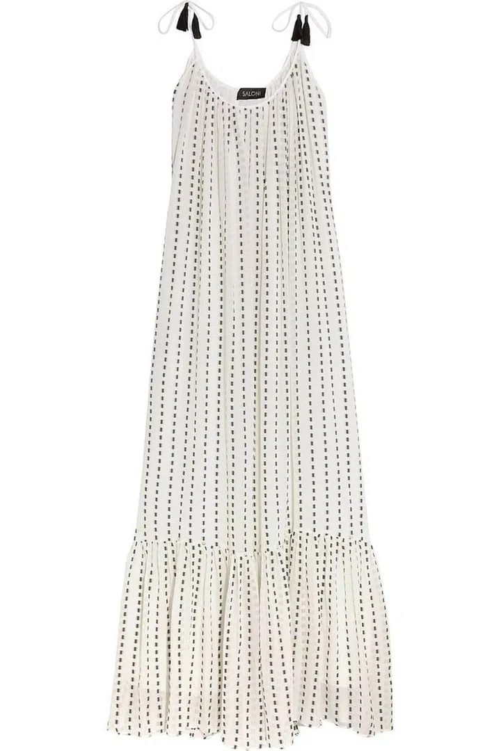 Saloni dress, $825, shopBAZAAR.com