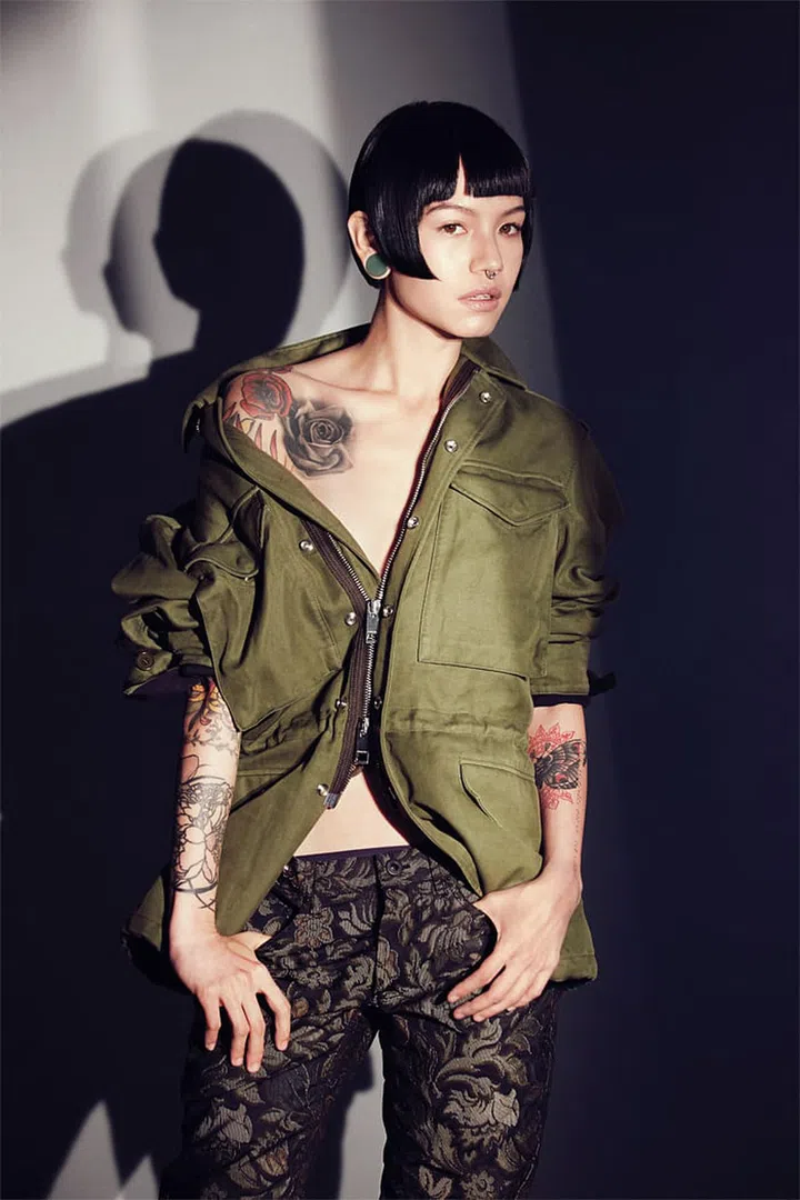 Jacket; pants, Burberry. Jewellery, Josephine’s own