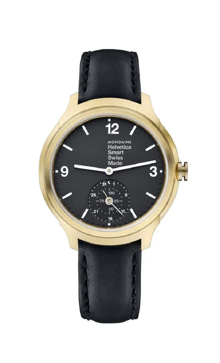 One of the first analog hybrid smartwatches, the Helvetica is as easy-to-use and legible as the font for which it's named. The smartwatch features an activity tracker and boasts two years of battery life and water resistance to 3 ATM (about 96 feet). Helvetica 1 Smart ($1,000), mondaine-usa.com