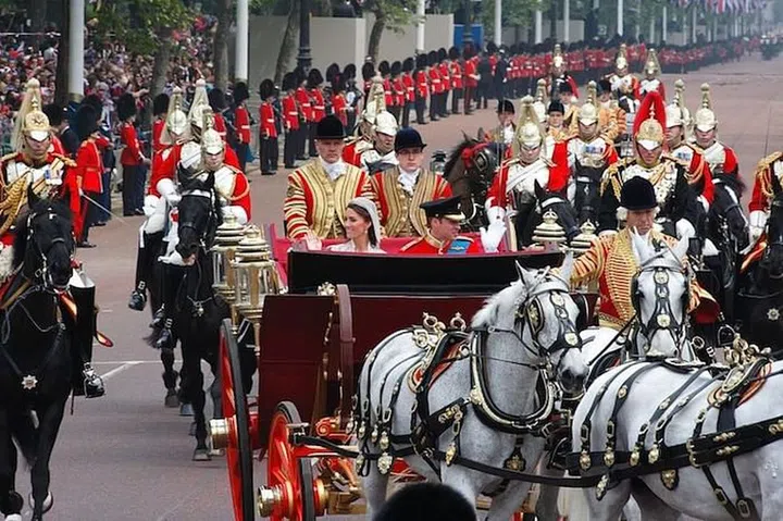 William and Kate's Carriage Procession. Photo: Getty