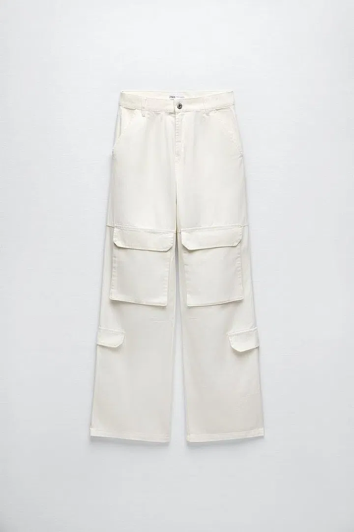 Wide Leg Cargo Trousers, $89.90, Zara