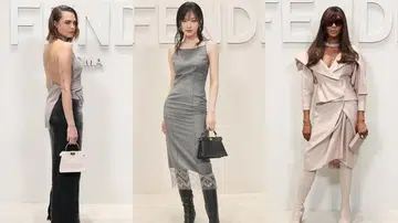 Fendi SS24 Cara Delevingne, IVE's An Yu-jin, Naomi Campbell